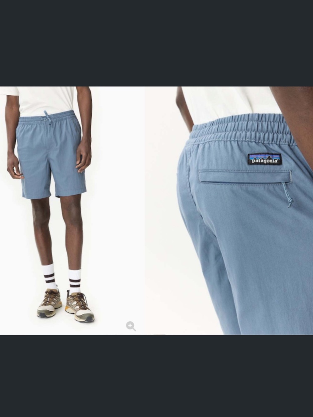 Patagonia Nomader Volley Shorts in Utility Blue SMALL NWT